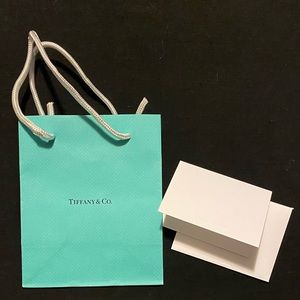 ⭐️5/$25 | TIFFANY & Co. | Mini Shopping bag & Thank you Card